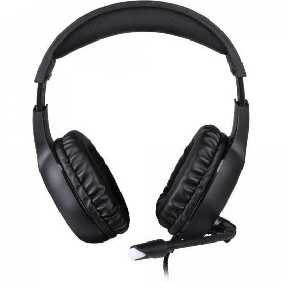 Headset Fortrek Gamer Holt RGB P2 + USB Preto