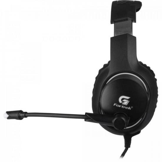 Headset Fortrek Gamer Holt RGB P2 + USB Preto