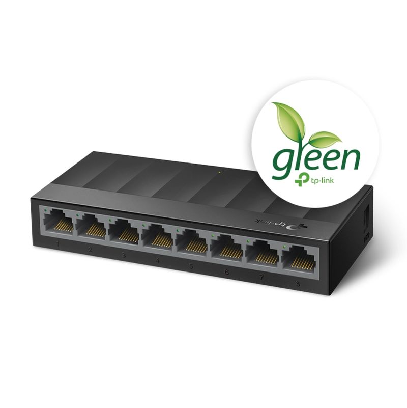 Switch TP-LINK 8 Portas LS-1008G Gigabit 10/100/1000Mbps