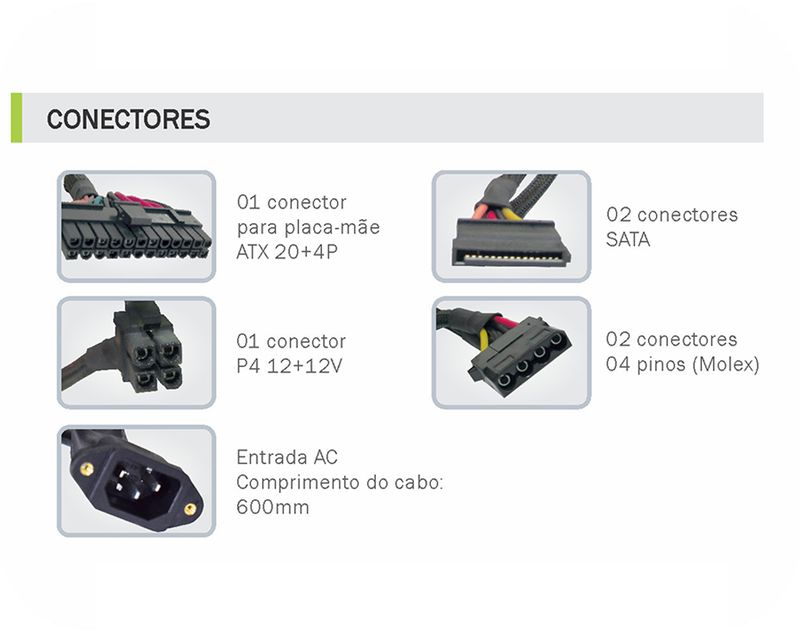 Fonte K-MEX PP-200RNG 200W SFX Micro ATX/ITX