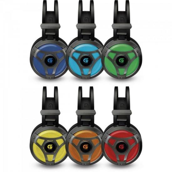 Headset Fortrek Gamer RGB G Pro H1+ 7.1 Cinza