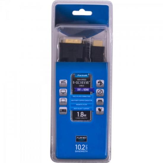 Cabo HDMI X DVI-D HMD-201 Fortrek 1,8M