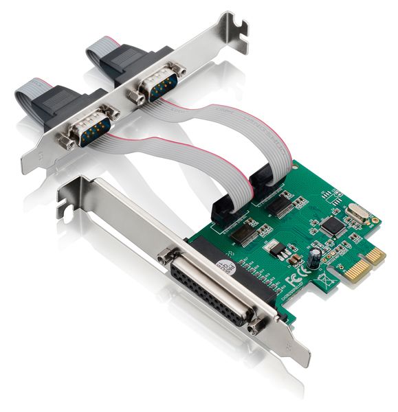 Placa Multiserial 2x Serial + 1 Paralela PCI-e