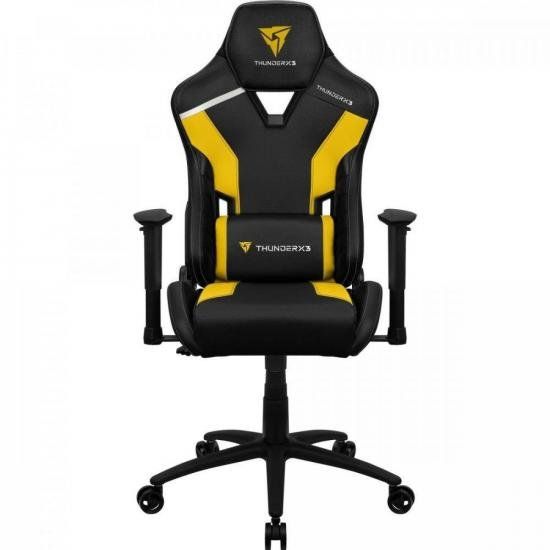 Cadeira Gamer THUNDERX3 TC3 Bumblebee Yellow Até 120Kg