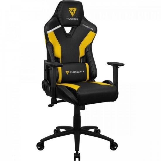 Cadeira Gamer THUNDERX3 TC3 Bumblebee Yellow Até 120Kg