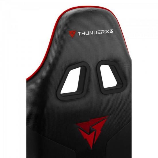 Cadeira Gamer THUNDERX3 EC3 Vermelha Até 120Kg