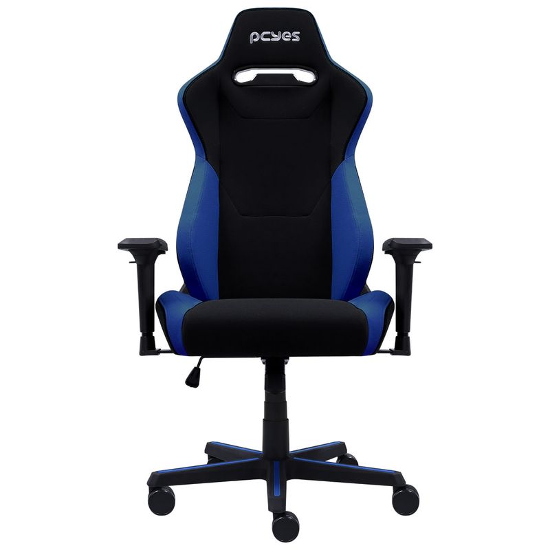 Cadeira Gamer PCYES Mad Racer V8 Turbo Azul, até 120KG - V8TBMADAZ