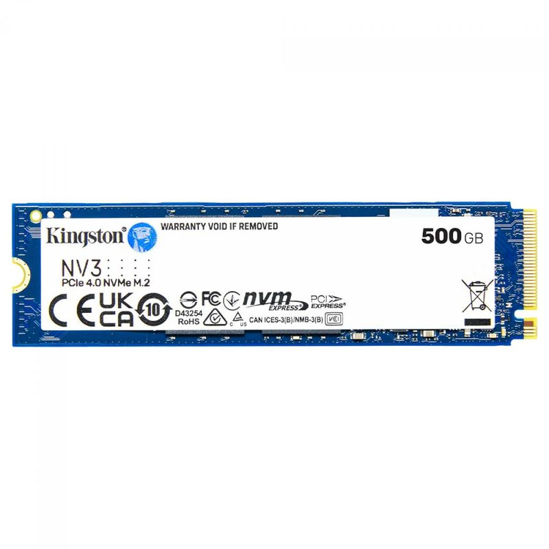 SSD M.2 Kingston 500GB NV3 2280 NVME Gen4 - SNV3S/500G