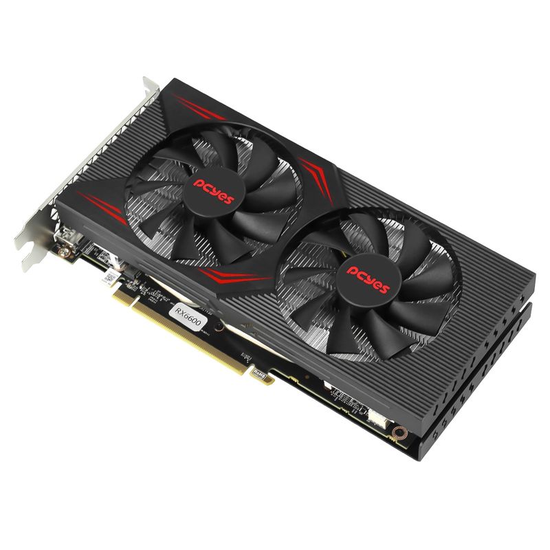 Placa de Video AMD Radeon PCYES RX 6600 8GB Graffiti Series - PJRX6600GR68GBGS