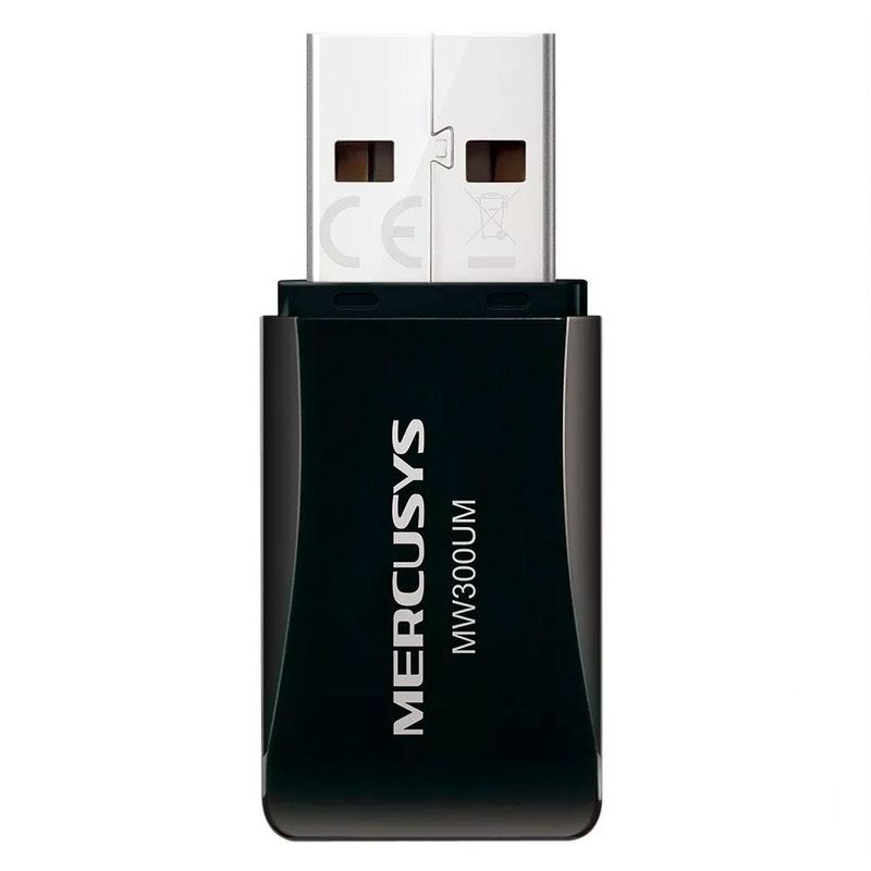 Adaptador Wireless Mercusys Mini MW300UM 300Mbps USB