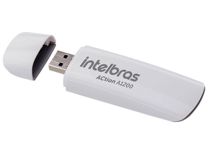Adaptador Wireless Intelbras Action A1200 Dual Band 1200Mbps USB