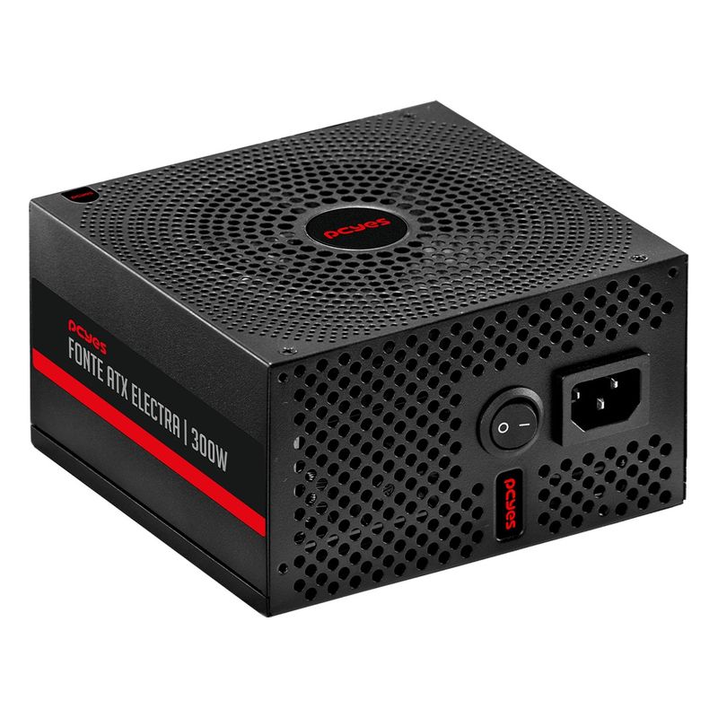 Fonte PCYES Electra 300W PFC Ativo - ELEC300W