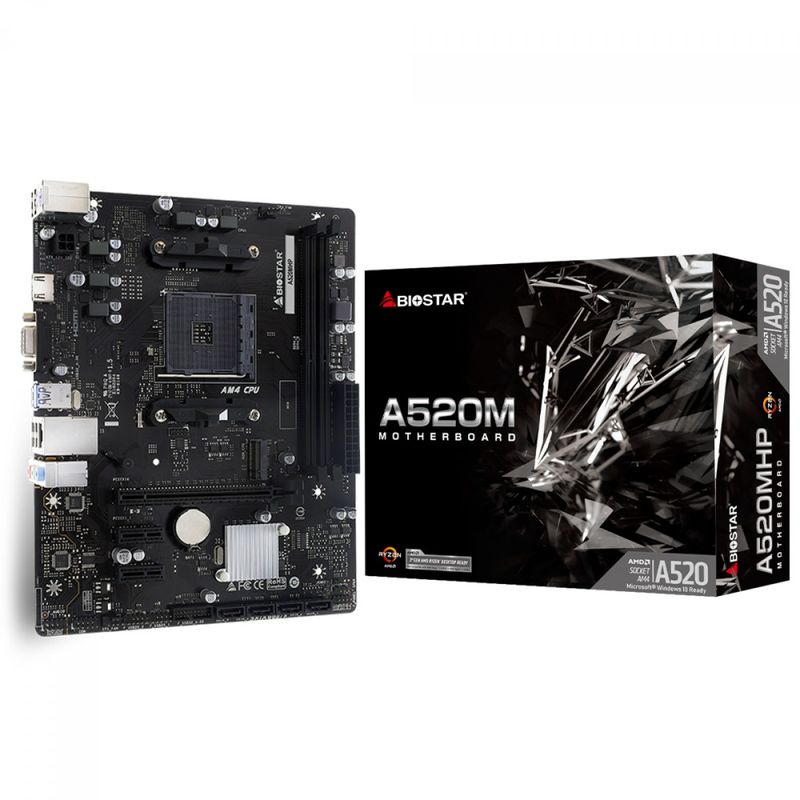 Placa Mãe Biostar A520MHP DDR4 M.2. AM4