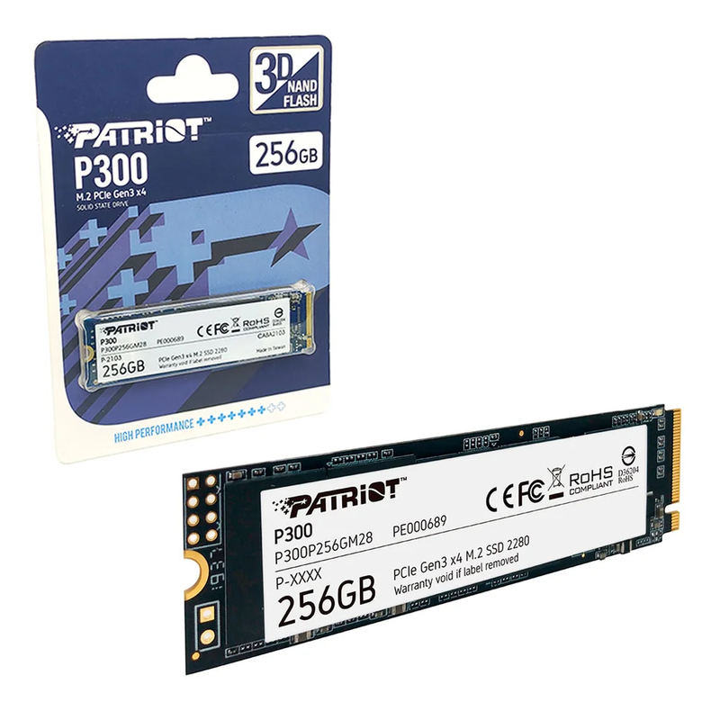 SSD M.2. Patriot P320 256GB 2280 NVME P320P256GM28