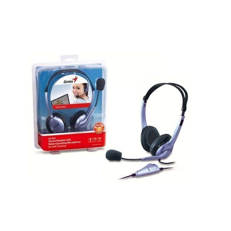 Headset Genius HS-04S P2 20Hz, Cabo 2m