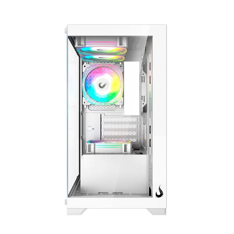 Gabinete Gamer Rise Mode Crystal Glass USB 3.0 RM-CA-CY-01-FW Branco