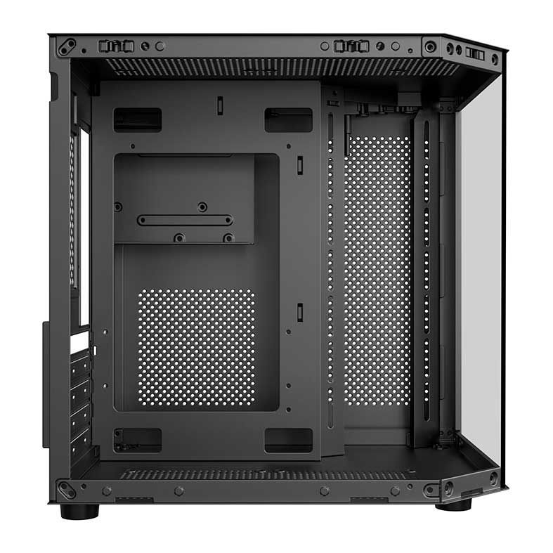 Gabinete Gamer Mancer CV700M, Lateral de Vidro, Com 2 Fans, Preto, MCR-CV700M-BK-2F