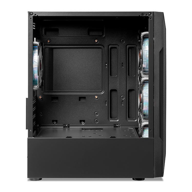 Gabinete Gamer TGT Skylancer V2, Lateral De Vidro, Com 4 Fans, Preto, TGT-SKLV2-BK-4F