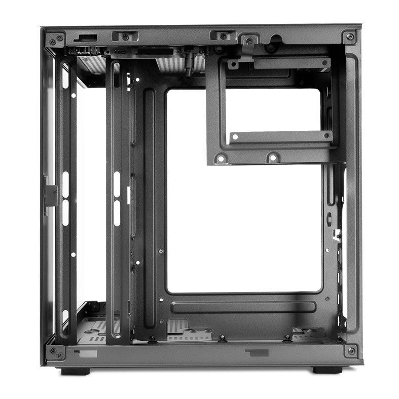 Gabinete Gamer Atom X, Lateral de Vidro, Com 2 Fans, Preto, PG-ATOMX-BK