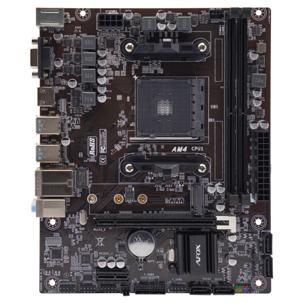 Placa Mãe Afox A520D4-MA2-V2 DDR4 M.2. AM4