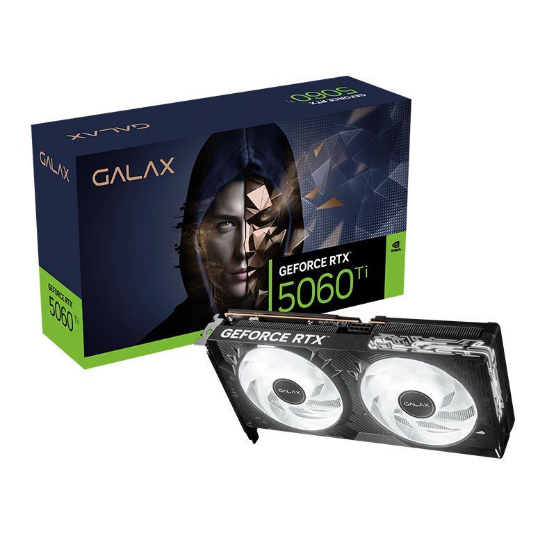Placa de Video Galax RTX 5060TI 8GB 1-Click OC 2x GDDR7 56ISN8MDCPCT