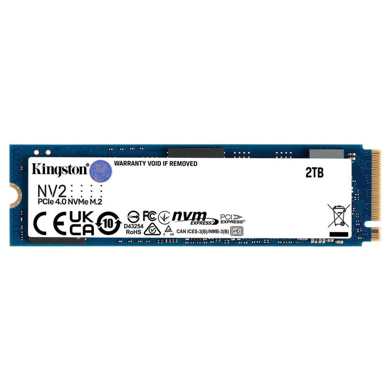 SSD M.2 Kingston 2TB NV3 2280 NVME PCIE 4.0 - SNV3S/2000G