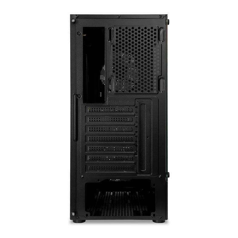 Gabinete Gamer Mancer Narok V2, Rainbow, Lateral de Vidro, Com 3 Fans, Preto, MCR-NRK-V2