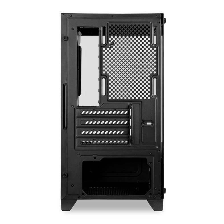 Gabinete Gamer TGT Gladiator, Rainbow, Lateral de Vidro, Com 2 Fans, Preto, TGT-GLD-BK