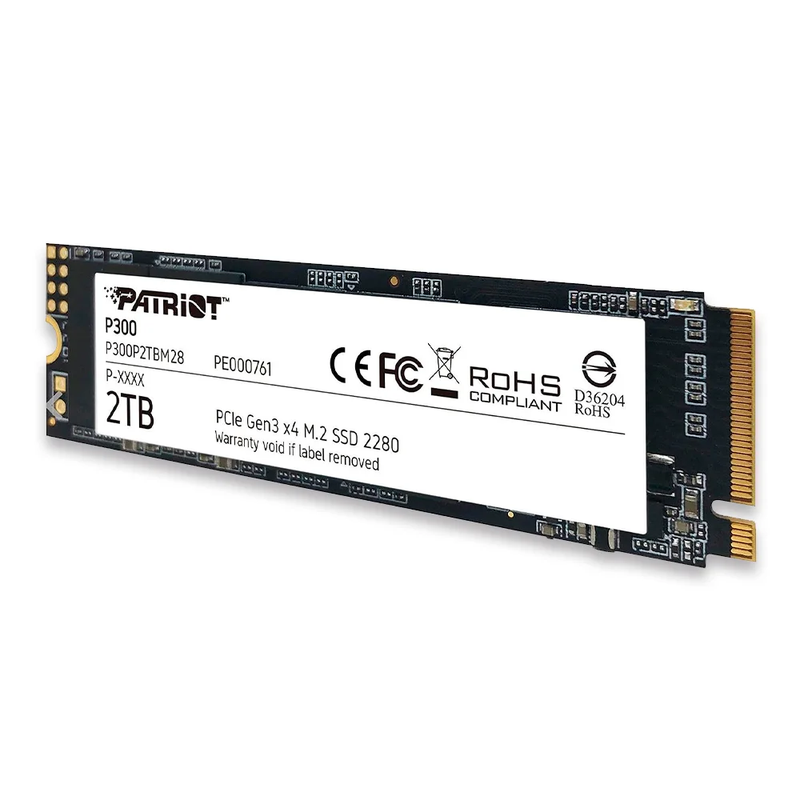 SSD M.2. Patriot P300 2TB 2280 NVME P300P2TBM28