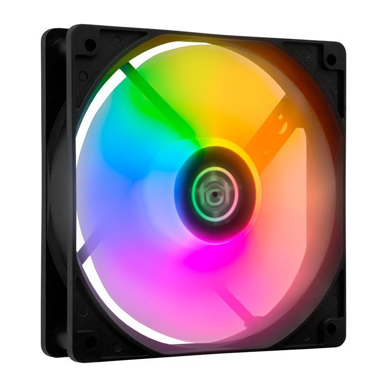 Kit com 3 Coolers TGT Striker, Rainbow 120mm TGT-STK3-BLRBW