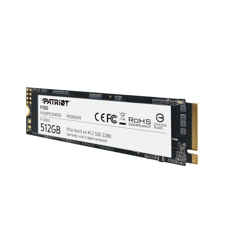 SSD M.2. Patriot P300 512GB 2280 NVME P300P512GM28
