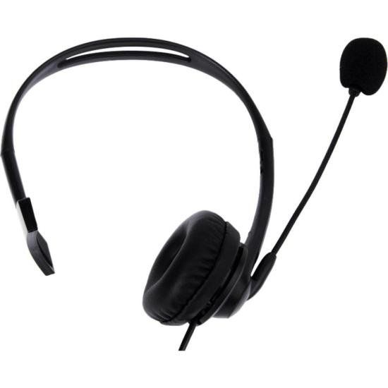 Headset Fortrek Office FK 731A USB Preto