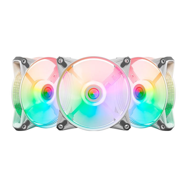 Kit com 3 Coolers TGT Humber, ARGB 120mm TGT-HR3-WH01