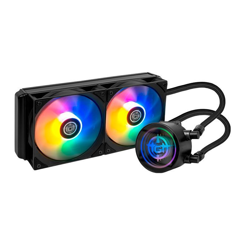 Water Cooler TGT Spartel V2 Rainbow, 240mm, Preto, TGT-SPLV240-BK01
