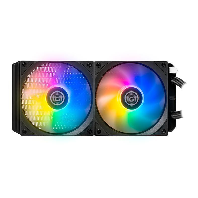Water Cooler TGT Spartel V2 Rainbow, 240mm, Preto, TGT-SPLV240-BK01
