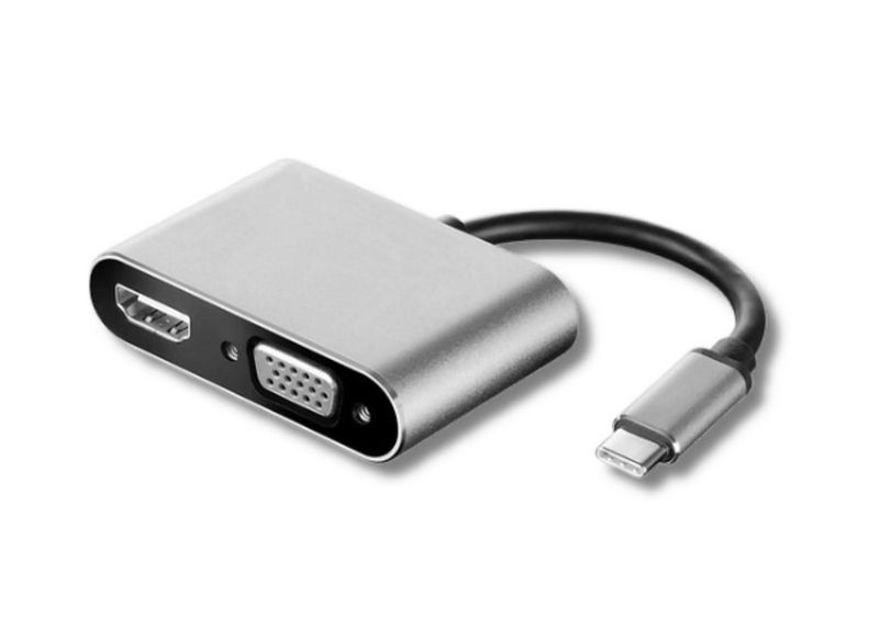 Adaptador Tipo C para VGA, HDMI