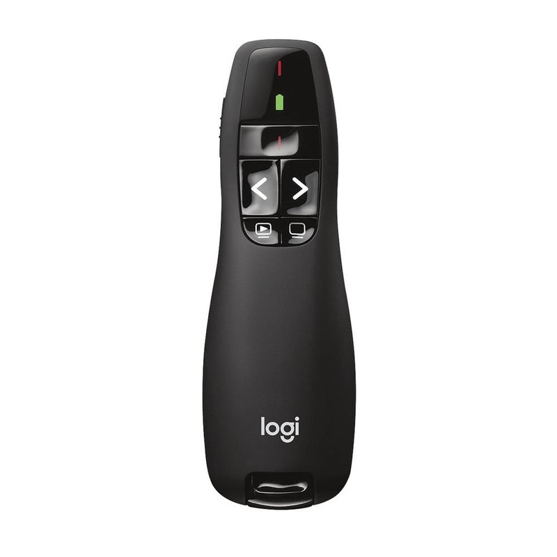 Apresentador Logitech R400 Wireless Laserpoint Preto