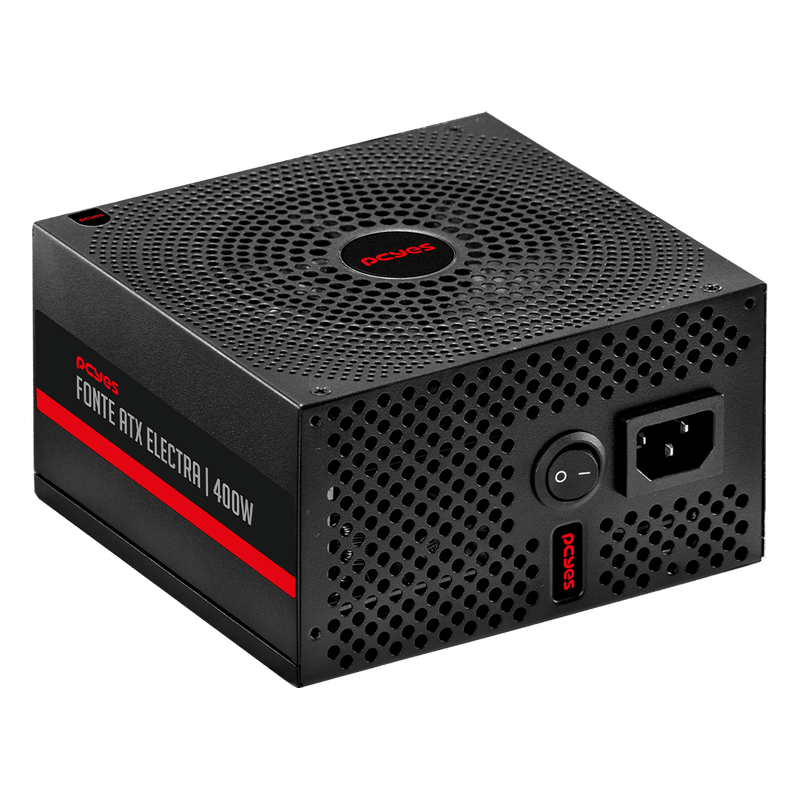 Fonte PCYES Electra 400W PFC Ativo - ELEC400W
