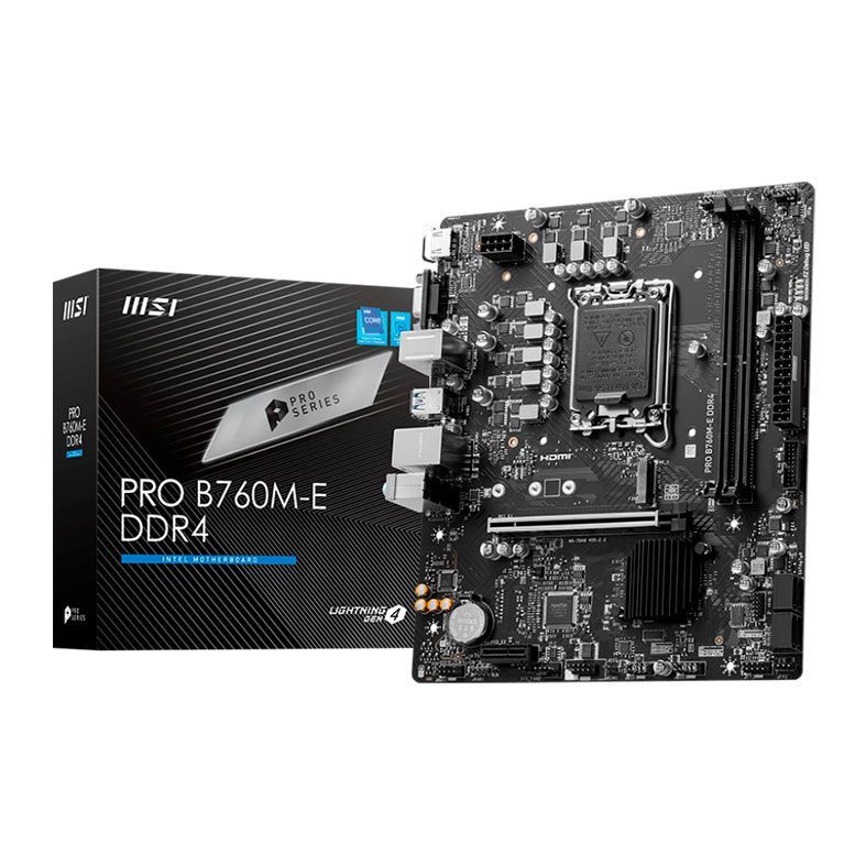 Placa Mãe MSI PRO B760M-E DDR4 LGA 1700
