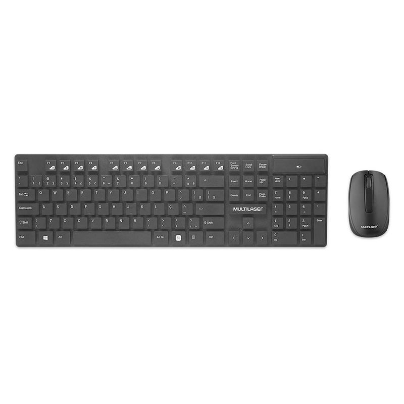 Teclado e Mouse sem Fio Multilaser TC251