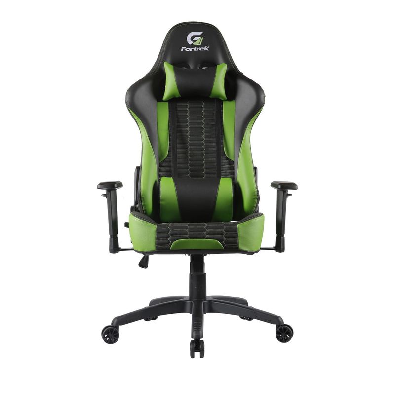 Cadeira Gamer FORTREK Cruiser até 120Kg Preta/Verde