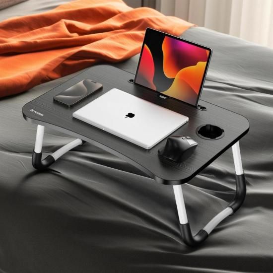 Mesa Dobrável de Colo Para Notebook Fortrek Lapdesk Preta