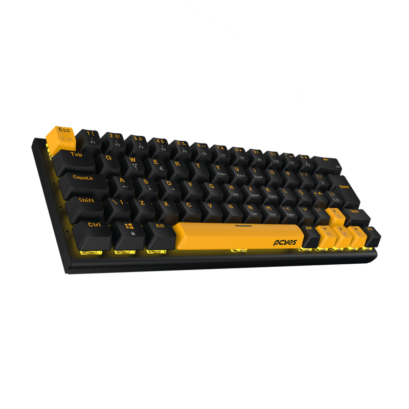 Teclado Gamer Mecânico PCYES Kuromori Voyager Edition 60%, Switch Red, KMVY60RD