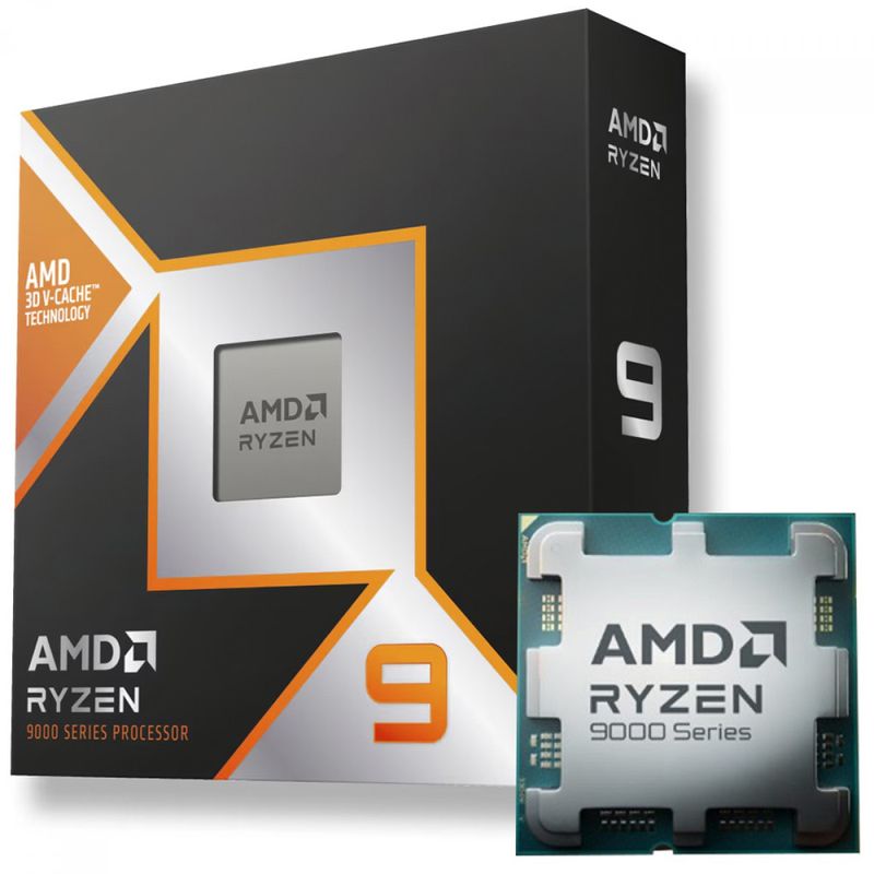 Processador AMD Ryzen 9 9900X3D 4.4GHz 104MB Cache AM5 100-100001368WOF