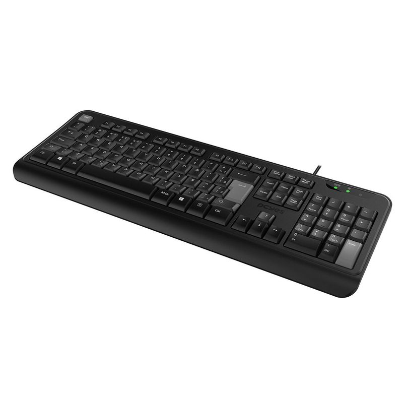 Teclado PCYES Comfort, Cabo 2 Metros, CMFBK