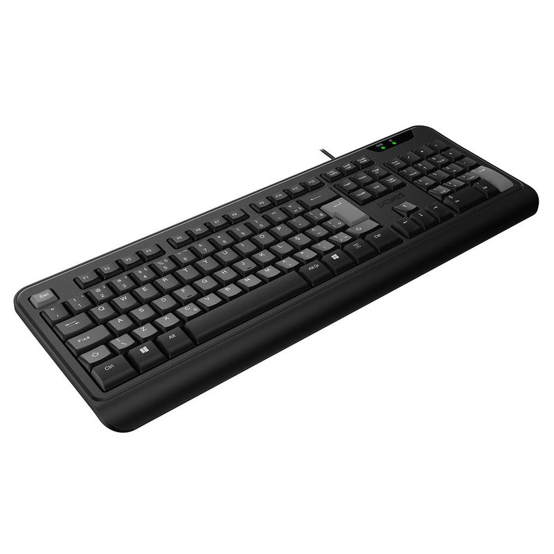 Teclado PCYES Comfort, Cabo 2 Metros, CMFBK