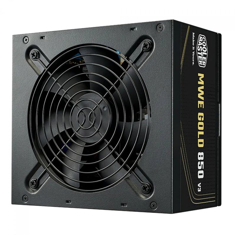 Fonte Cooler Master MWE 850W, 80 Plus Gold, MPE-8506-ACAG-BBR