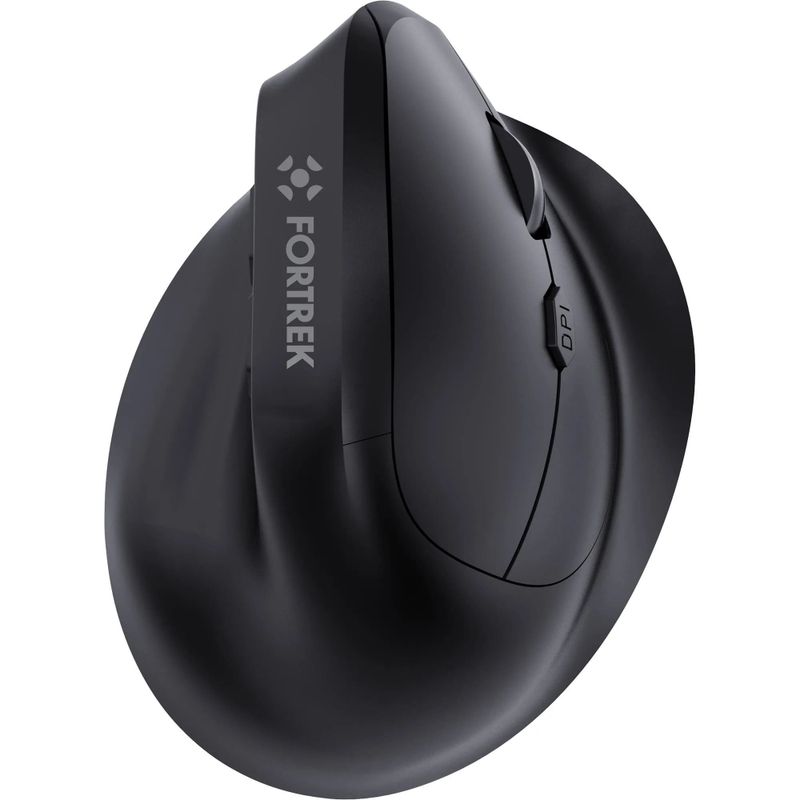 Mouse Fortrek Sem Fio Vertical MERG15 Ergonômico Preto