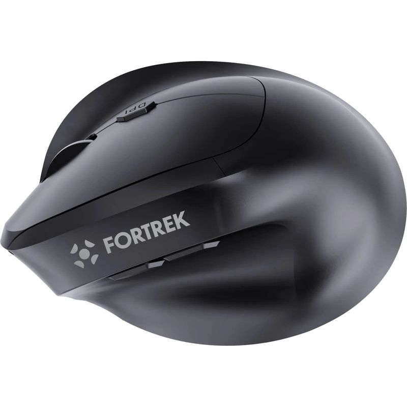 Mouse Fortrek Sem Fio Vertical MERG15 Ergonômico Preto
