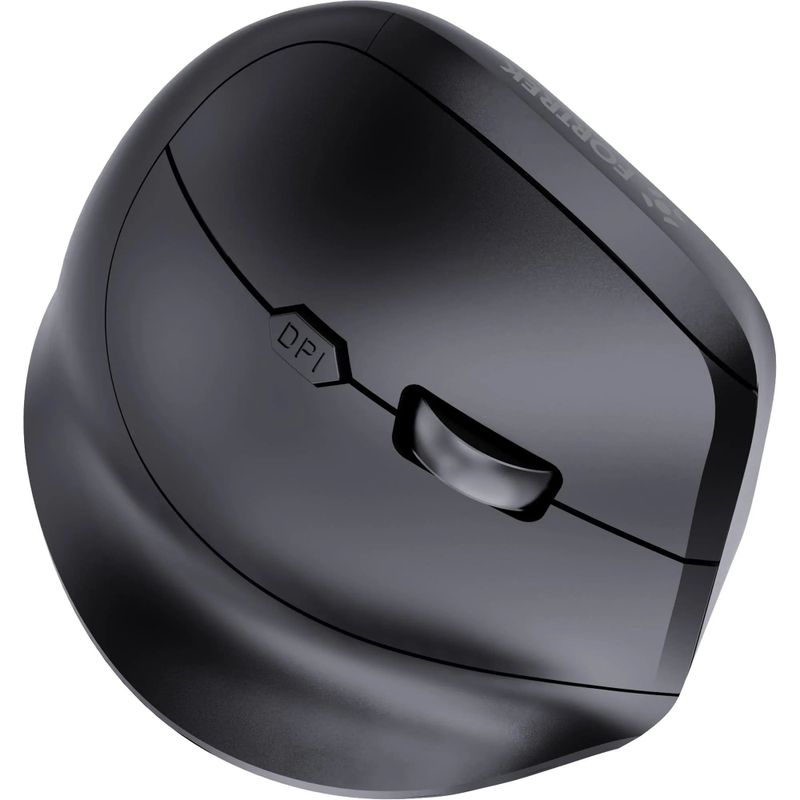 Mouse Fortrek Sem Fio Vertical MERG15 Ergonômico Preto
